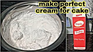 make perfect whipping cream for cake with all tips shorts ytshorts shortsfeed SoumyaCRecipes [upl. by Ayo708]