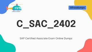 CSAC2402 Exam Online Dumps  SAP Certified Associate  Data Analyst  SAP Analytics Cloud [upl. by Reyem]