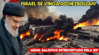 Israel intercepta míssil balístico do Iêmen com destino a Tel Aviv [upl. by Aible832]