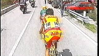 Giro 1998 17 Asiago  Selva di Val Gardena GGueriniMPantaniCGonzalez [upl. by Engeddi]