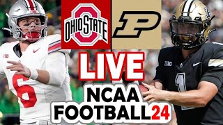 Ohio State at Purdue 101423 Simulation 2023 Rosters for NCAA 14 [upl. by Haduj]