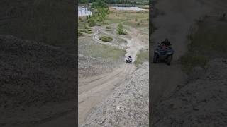 cfmoto 800 hill climb ontario adventures cfmoto quad hillclimb atv offroad 4x4 shorts [upl. by Awuhsoj]