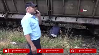 TREN KAZASI KAMERALARA BÖYLE YANSIDI [upl. by Naej]