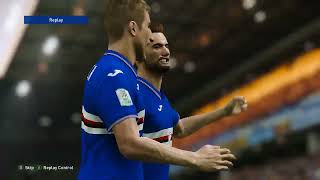 UC Sampdoria x SSC Bari PES 21 GAMEPLAY [upl. by Muffin]