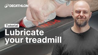 TUTORIAL  How to Lubricate Your Treadmill Belt 🏃  Decathlon [upl. by Oiraved826]