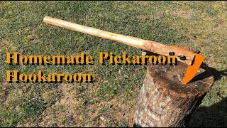 Making a Pickaroon  Hookaroon or Sappie for free out of a piece of firewood and scrap metal [upl. by Geerts930]