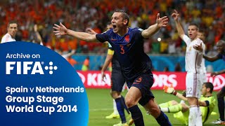 Full Match Spain vs Netherlands 2014 FIFA World Cup [upl. by Buna]