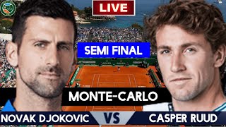 Djokovic vs Ruud Live Stream  ATP Monte Carlo 2024  Casper Ruud vs Novak Djokovic Live [upl. by Ettevey]