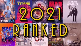 Every Movie I saw in 2021 Ranked [upl. by Tnahsarp194]