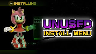 TCRF Sonic Unleashed Retail  Install Menu RPCS3 Footage [upl. by Nelson205]