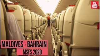 LIVE  MALDIVES  BAHRAIN GF 145  FULL FLIGHT  GULF AIR BOEING 787  MSFS 2020 [upl. by Abagail256]