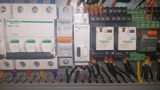 Latching Relay PurposeConnectionOperation in Control Panel Shown Practically in HindiEng SubCC [upl. by Ahsetra]