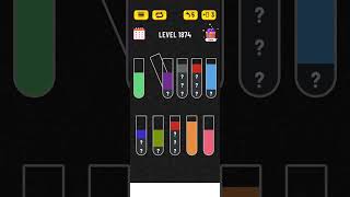 Water sort puzzle  Level 1874 [upl. by Anatola]