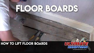 How to lift floor boards [upl. by Laerdna]