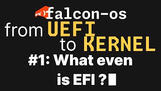 UEFI bootloader WTF is EFI [upl. by Zolly534]