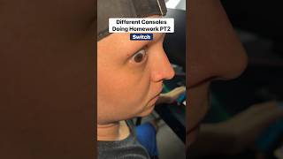 Consoles doing homework PT2 funny comedy relatable gamer skit [upl. by Drooff]