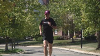 Hoosier inspires with ambitious goal while running for others  Inspiring Indiana [upl. by Decrem650]