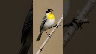 Yellow throated Warbler yellowbirds nicebird forestbirdsong smallbirds [upl. by Sacha]