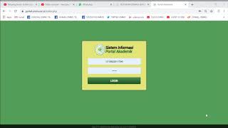 TUTORIAL PORTAL AKADEMIK  INPUT KRS ONLINE MAHASISWA [upl. by Nahsrad]