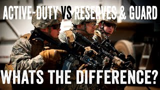 Difference Between ActiveDuty Reserves amp Guard  Pros amp Cons [upl. by Innek466]