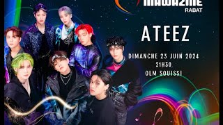 ATEEZ is featured in promos for the Mawazine lineup on the Moroccan national channel “Al Aoula” [upl. by Hgeilyak981]