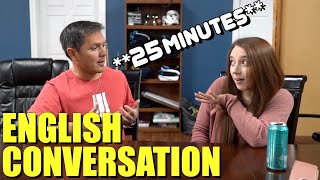 25 Min de Conversación en Inglés del uso diario [upl. by Naesed]