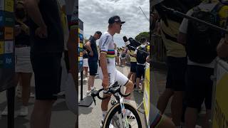 😎🌈 Rainbow Jersey mathieuvanderpoel mvdp vanderpoel bike cycling tdf2024 tourdefrance [upl. by Einneg14]