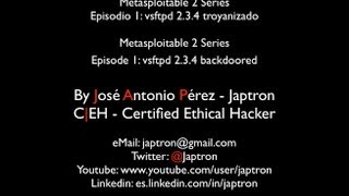 Metasploitable 2 Series  Episode 1  vsftpd 234 backdoored [upl. by Giardap]