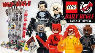 LEGO Marvel Daily Bugle 76178  2021 Early Set Review [upl. by Pollerd]