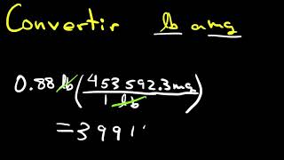 Convertir lb a mg [upl. by Haelat917]