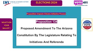 2024 Whats on Your ballot Proposititon 134 [upl. by Aynwat107]