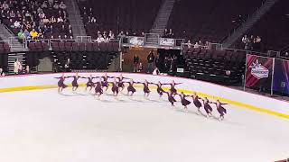 2024 National US Synchronized Skating Finals Trine University Collegiate  4th Place 10561 pts [upl. by Bicknell625]