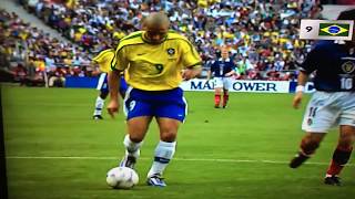 Ronaldo 9  Fifa World Cup 1998 Brazil Highlights  Brazil 2nd Place Runner Up [upl. by Amrac38]