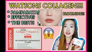 PAMPABATANG WATSONS COLLAGENVITAMIN CZINC REVIEW CharmzDiary [upl. by Vanna]