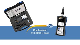 Krachtmeter PCE DFG N serie  PCE Brookhuis [upl. by Allianora]