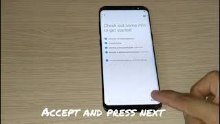 Samsung S8 plus or S8 FrP  bypass of Google Account without PC  without SIM card without Apps [upl. by Hamann]