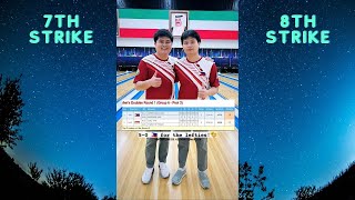 Team Pilipinas Men’s Double Rd1 Merwin Tan and John Macatula 8 strikes in a row [upl. by Lettig]