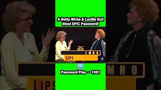 A bettywhite amp lucilleball Most EPIC password  gameshow goldengirls ilovelucy legends [upl. by Franz]