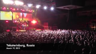 MANOWAR  Yekaterinburg Russia  March 19 2013 [upl. by Nosredna]