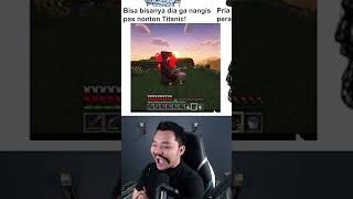 REACT MEME MINECRAFT LUCU INDONESIA 191 shorts [upl. by Naujahs]