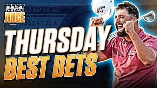 Best Bets for Thursday 411 The Masters  NBA  MLB  The Daily Juice Sports Betting Podcast [upl. by Aletha]