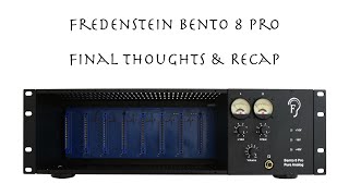 Bento 8 Pro Recap Fredenstein Bento 8 Pro Final Thoughts [upl. by Edward]