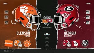 EA CFB 25  Clemson Tigers  Georgia Bulldogs  2024 Schedule ChickfilA Kickoff Game [upl. by Merv166]