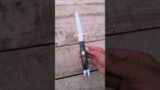 Just finished this 135quot Inches Long Switchblade using Buffalo Horn Scale recently [upl. by Margherita]