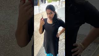 I will cut yours today❤️Funny videos shorts youtubeshorts klshobasureshani [upl. by Ailecra]