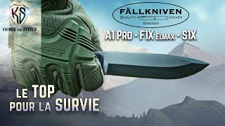 Le TOP des couteaux de SURVIE  Fällkniven F1X A1 Pro S1X [upl. by Jolyn]