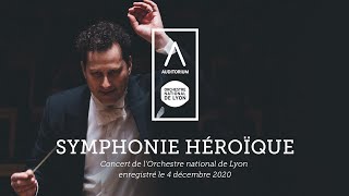 Concert Beethoven  Symphonie n°3 quotHéroïquequot ๏ Orchestre national de Lyon amp Nikolaj SzepsZnaider [upl. by Darice]