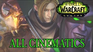 World of Warcraft Legion All Cinematics in Chronological Order 60FPS End of Legion [upl. by Larson]