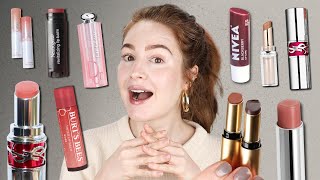 Epic tinted lip balm search FINALE amp WINNERS Drugstore luxury indy glossy balms longwindedness [upl. by Fauman563]