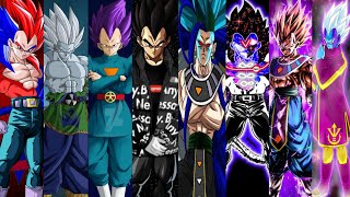 Top 10 Most Powerful NonCanon Forms Of VEGETA NEVER SEEN [upl. by Alyac]